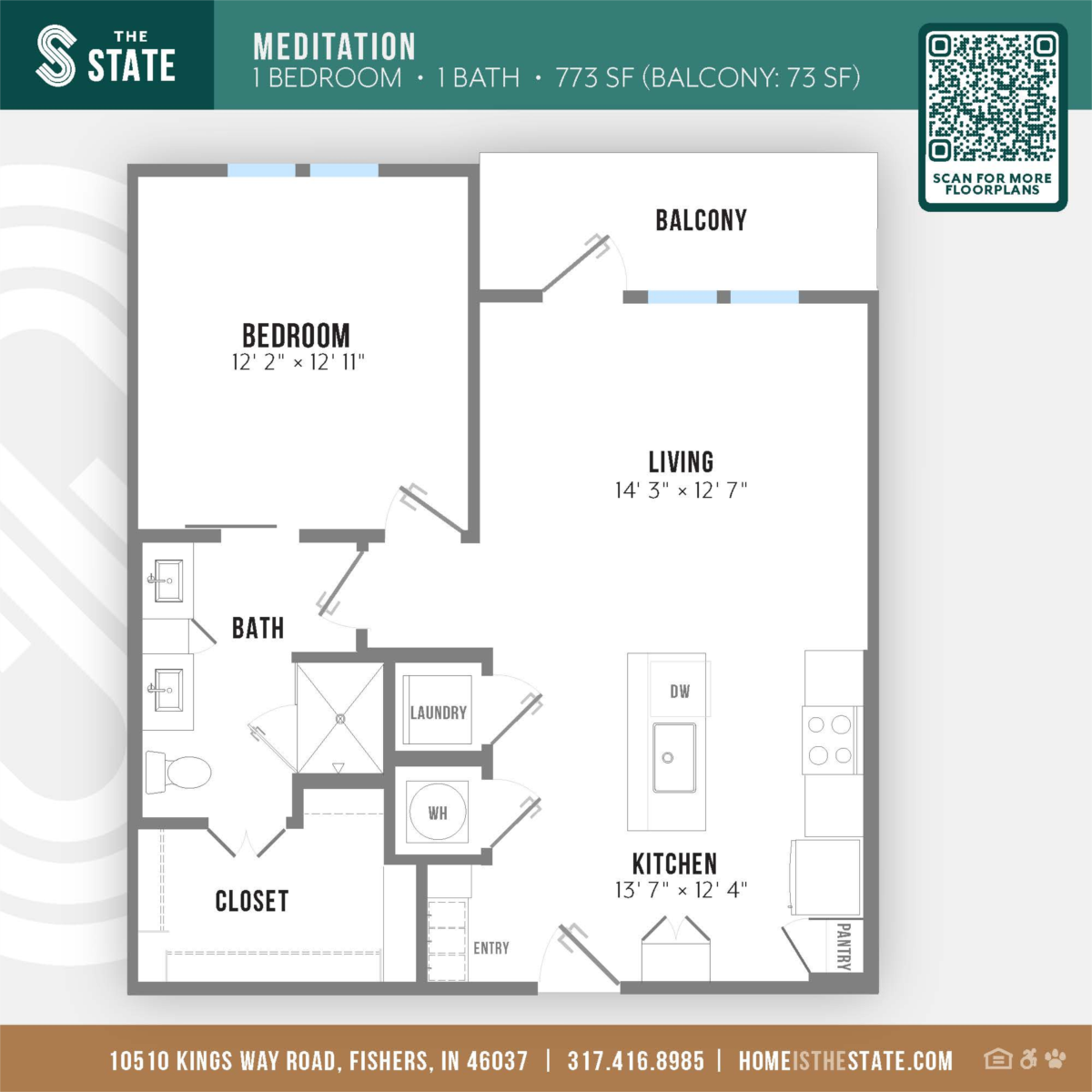 Meditation floor plan